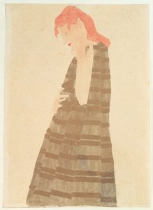 黄金の岬の女1908 作： Egon Schiele